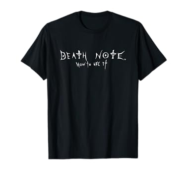 Amazon.com: Death Note How To Use It Front and Back Anime T